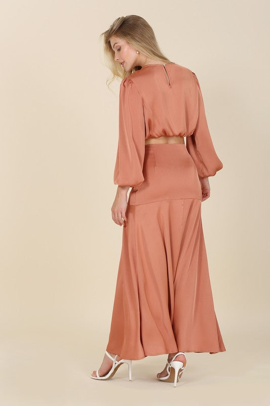 Harmony Satin Mermaid Set (Copper)