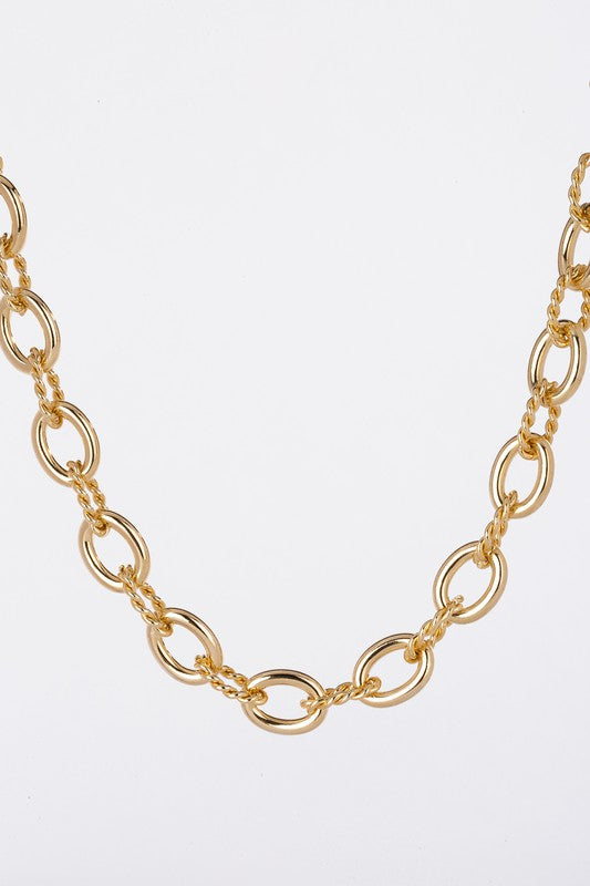 Daisy Chain Necklace - Gold Plated