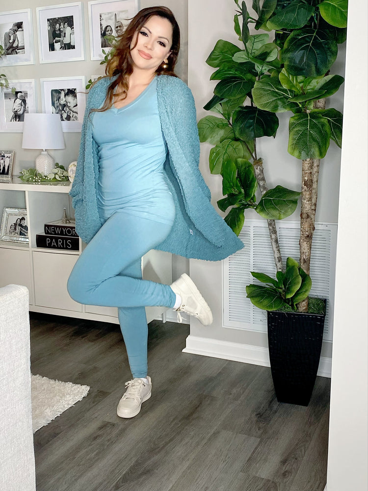 3pc Serenity T-Shirt Set (Blu Grey)