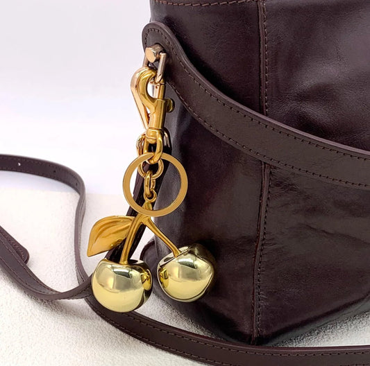 Golden Cherry Charm (Gold) - by MunekaWear