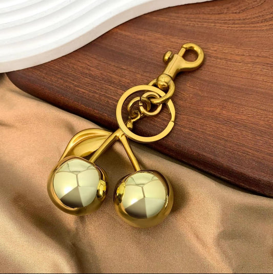 Golden Cherry Charm (Gold) - by MunekaWear