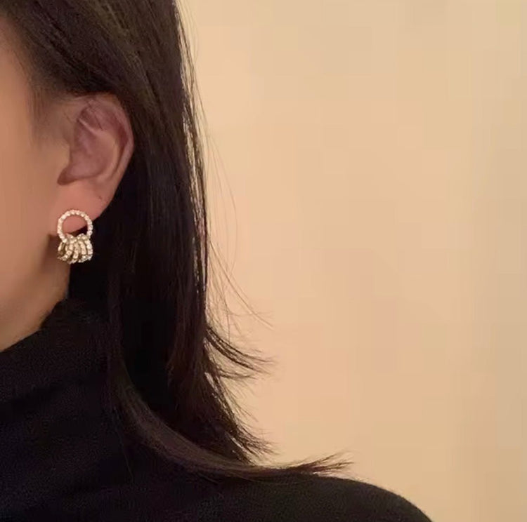 Infinity Earrings (Gold) - by MunekaWear
