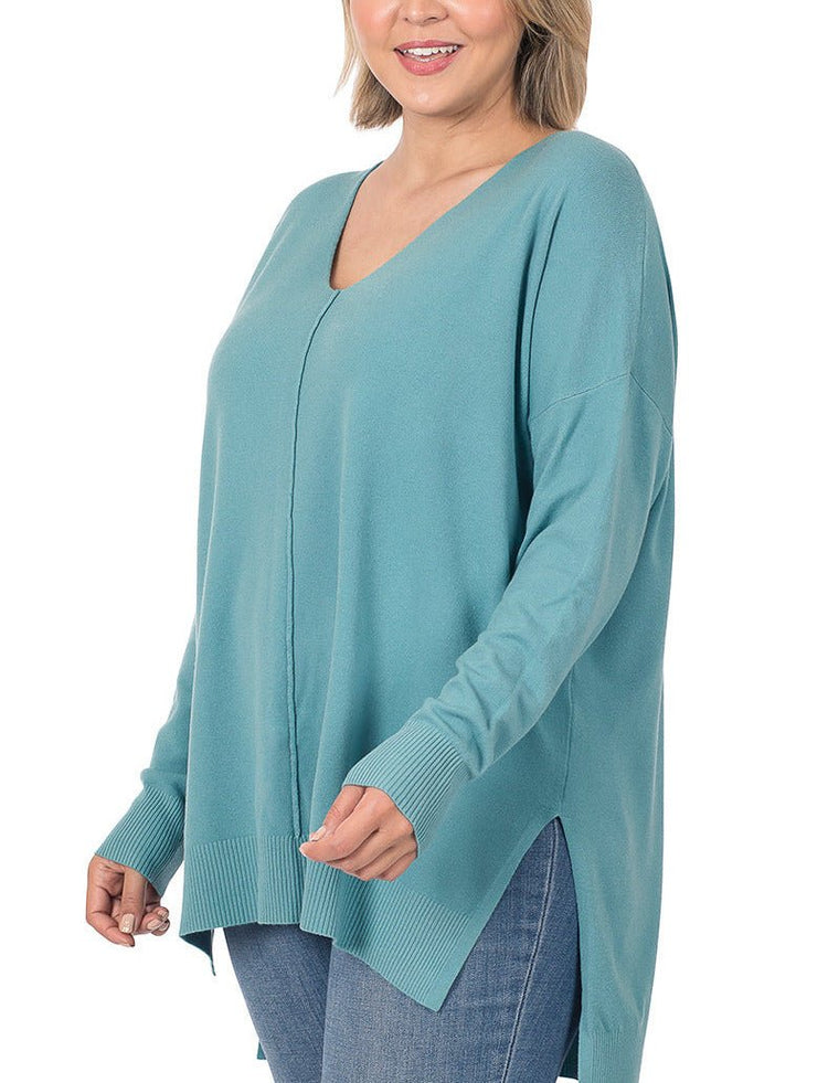 LOLA Faux Cashmere Sweater - 5 Colors (XL) - Apparel & Accessories by MunekaWear