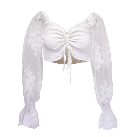 Amy Embroidered Top (2 colors)