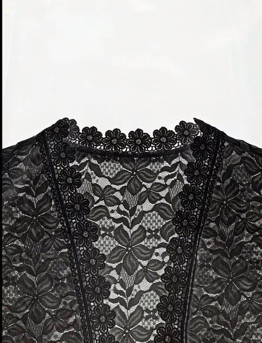 Floral Lace Cardigan