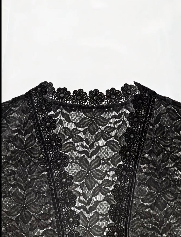 Floral Lace Cardigan