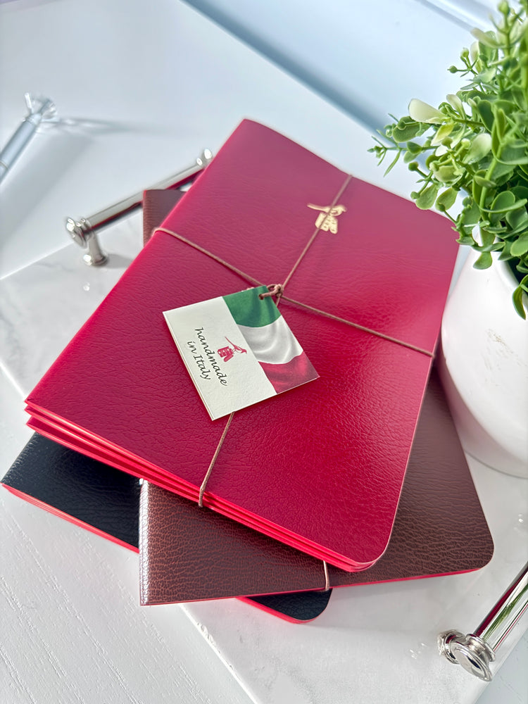 Bieffe 3pk Handmade Italian Notebooks
