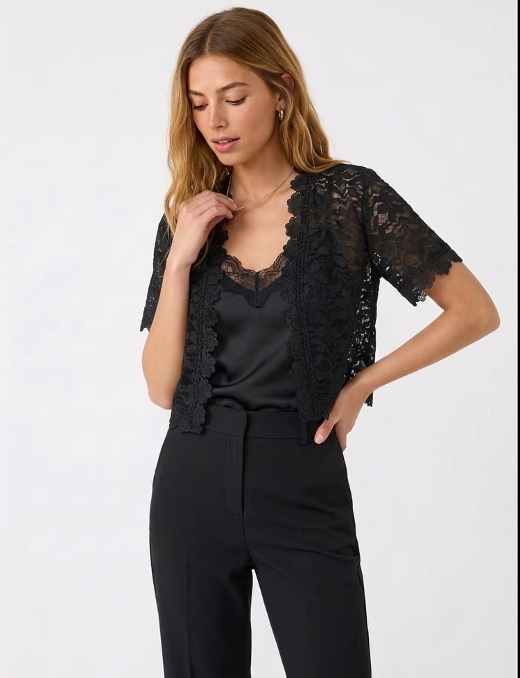 Floral Lace Cardigan