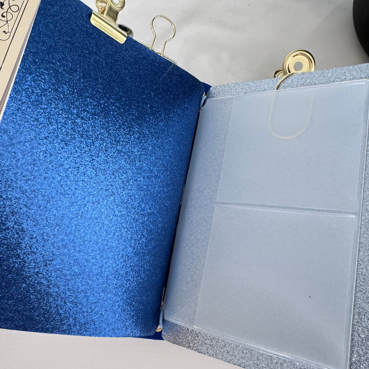 A6 Tri-fold Cobalt Blue Journal