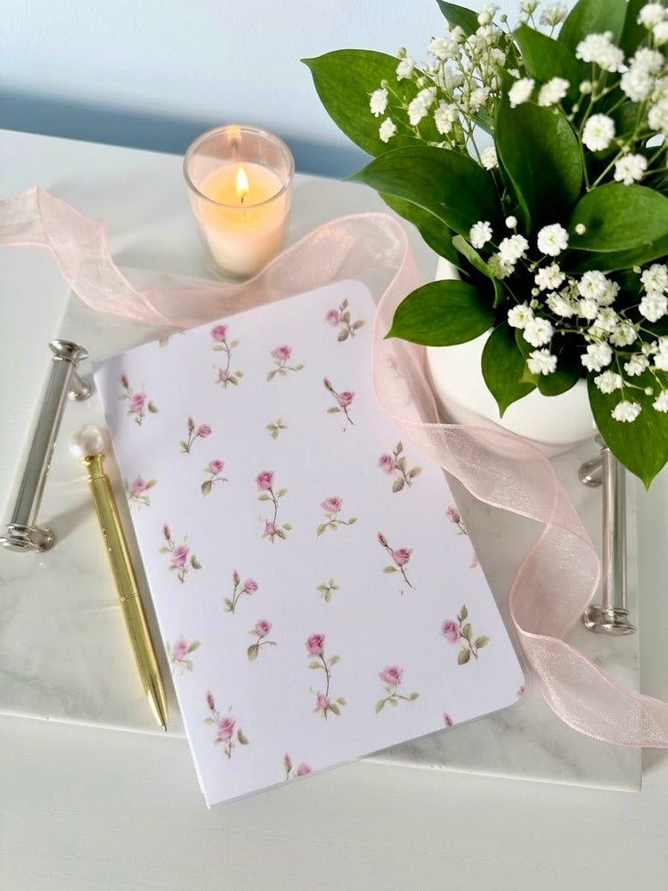 Shabby Chic Rosebud Single Notebook