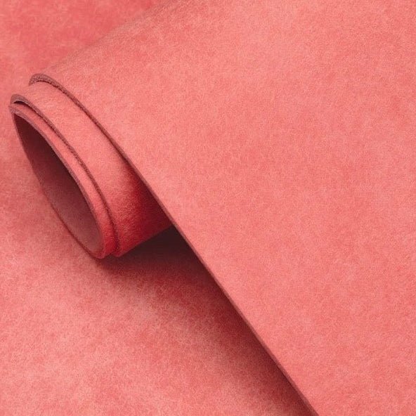 A5 Pueblo Pink Tri-fold Leather Journal (Journal with 3 Lined Notebooks) - by MunekaWear