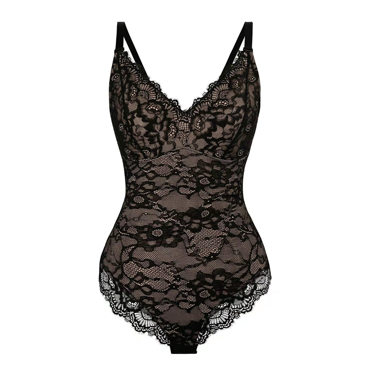 Bella Shaping Bodysuit (Black) - Lingerie by MunekaWear