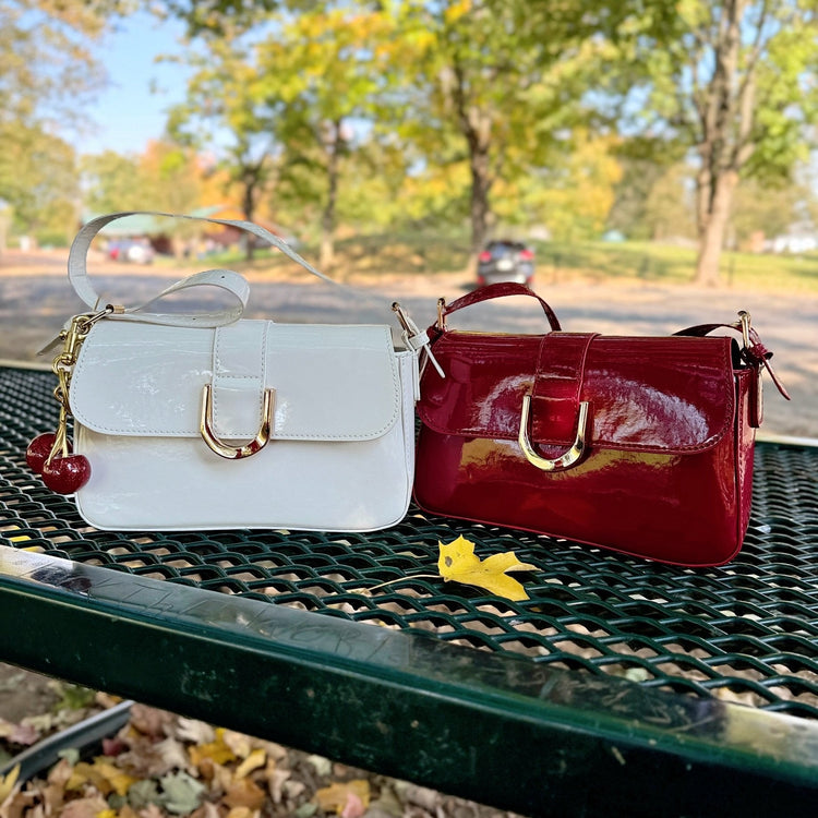 Delina Vintage Handbag (5 colors) (Champagne) - by MunekaWear