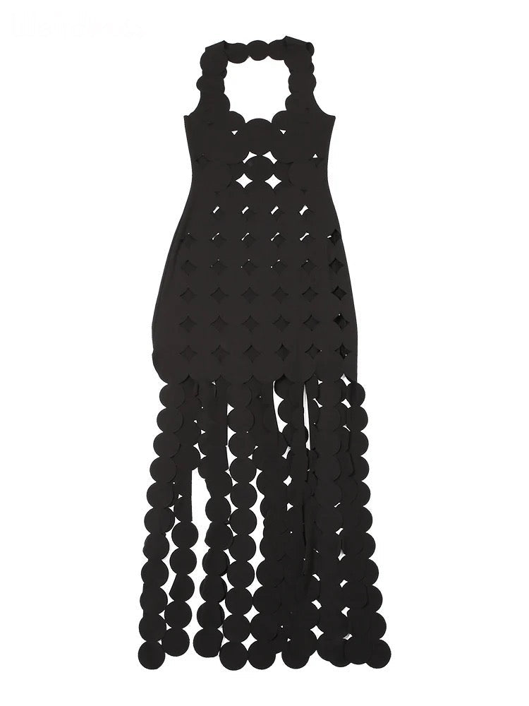ELLA Laser Cut Dress (Small (2-4)) - by MunekaWear