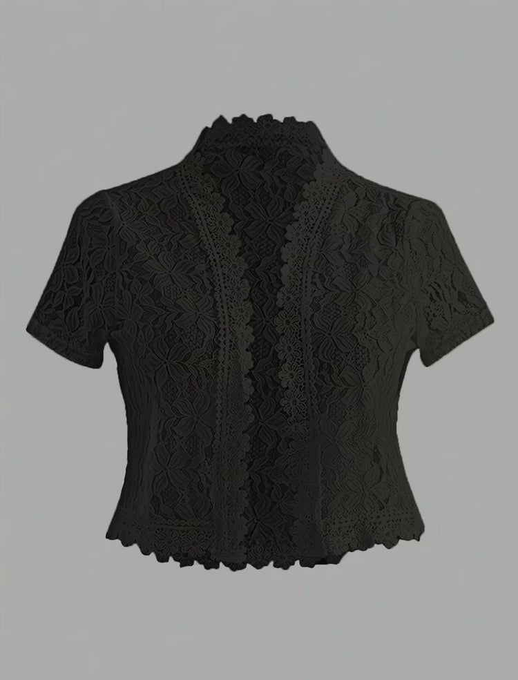 Floral Lace Cardigan (Small 2-4) - Apparel & Accessories by MunekaWear