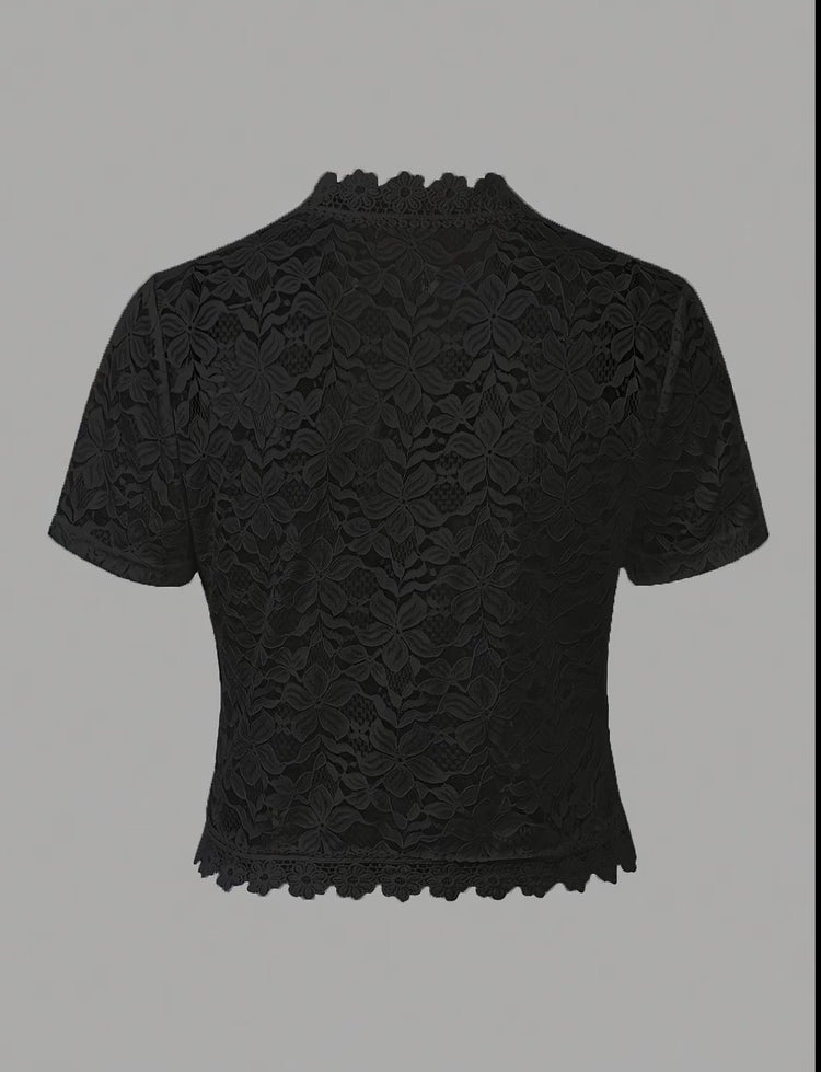 Floral Lace Cardigan (Small 2-4) - Apparel & Accessories by MunekaWear