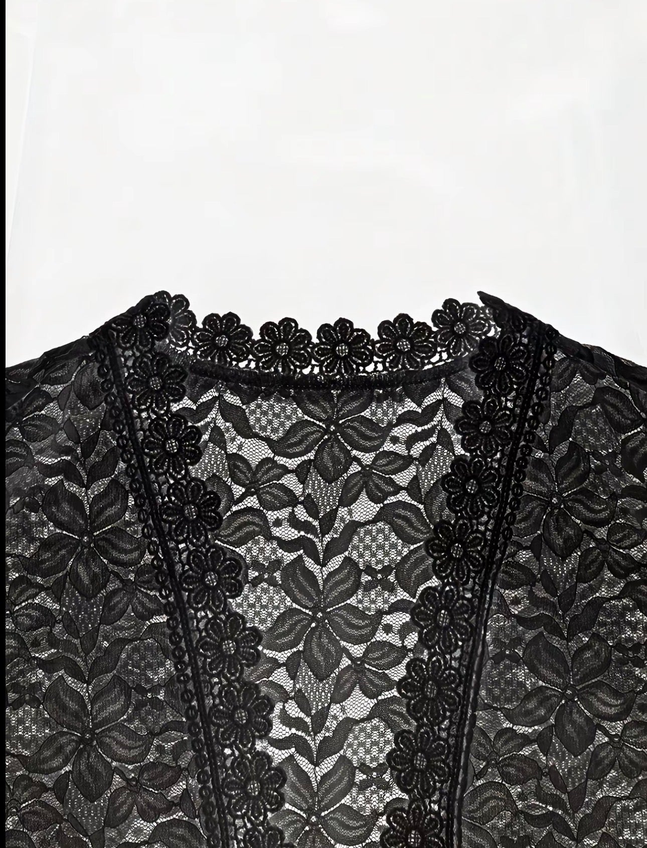 Floral Lace Cardigan (Small 2-4) - Apparel & Accessories by MunekaWear
