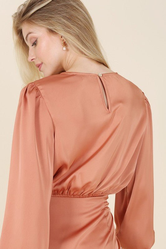 Harmony Satin Mermaid Set (Copper) (Copper) - Outfit by MunekaWear