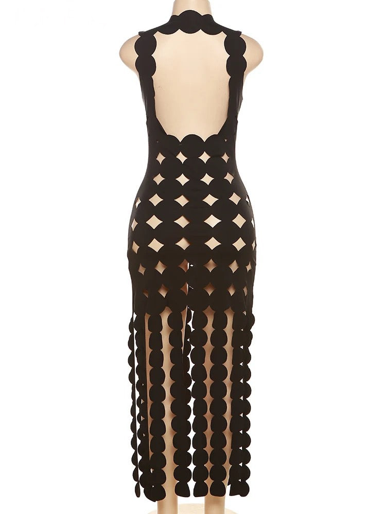 ELLA Laser Cut Dress MunekaWear ELLA Laser Cut Dress MunekaWear
