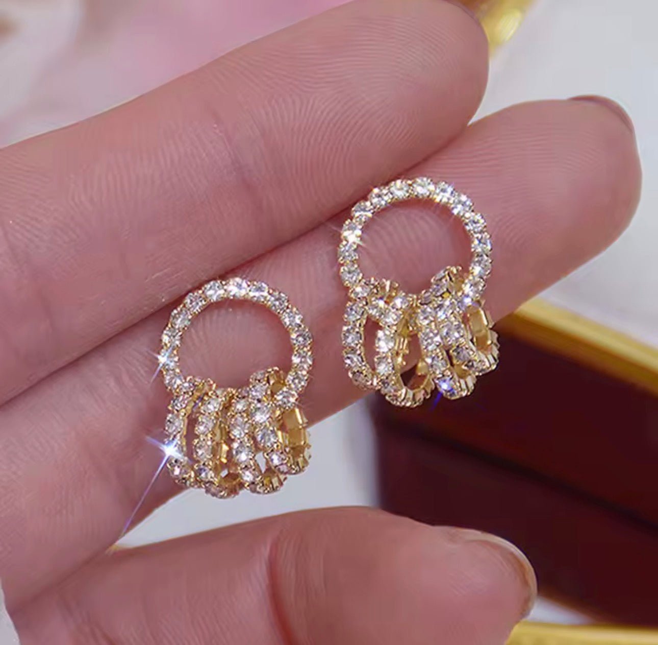 Infinity Earrings (Gold) - by MunekaWear