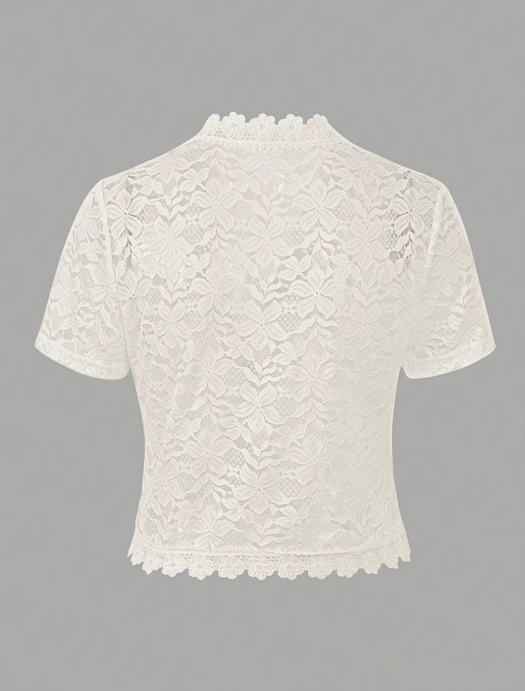 Lace Cardigan (Small 2-4) - Apparel & Accessories by MunekaWear