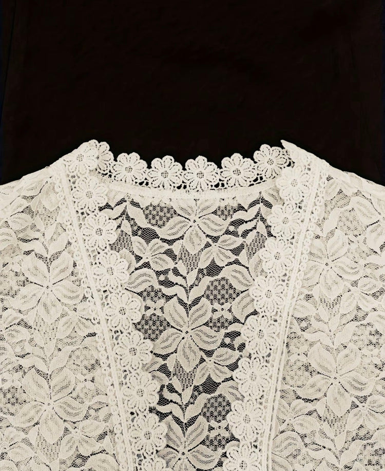 Lace Cardigan (Small 2-4) - Apparel & Accessories by MunekaWear
