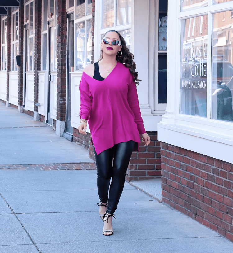 LOLA 3pc Set (Magenta) (Small (4-6)) - Outfit Sets by MunekaWear