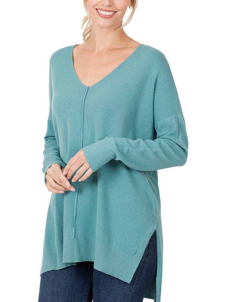 LOLA Faux Cashmere Sweater - 5 Colors (Small) - Apparel & Accessories by MunekaWear