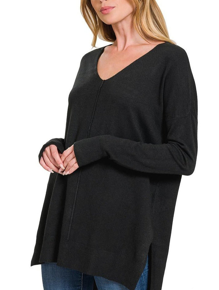 LOLA Faux Cashmere Sweater - 5 Colors (Small) - Apparel & Accessories by MunekaWear