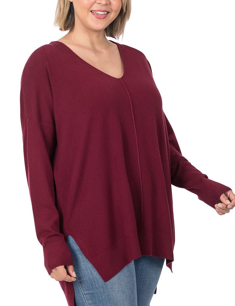 LOLA Faux Cashmere Sweater - 5 Colors (XL) - Apparel & Accessories by MunekaWear