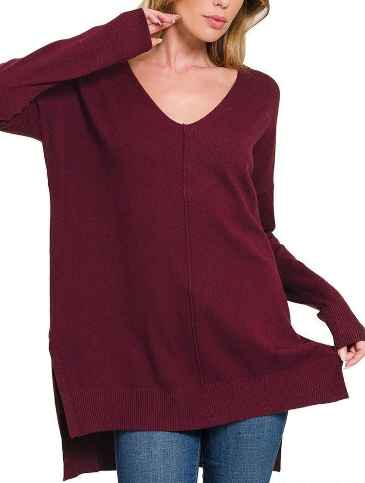 LOLA Faux Cashmere Sweater - 5 Colors (Small) - Apparel & Accessories by MunekaWear