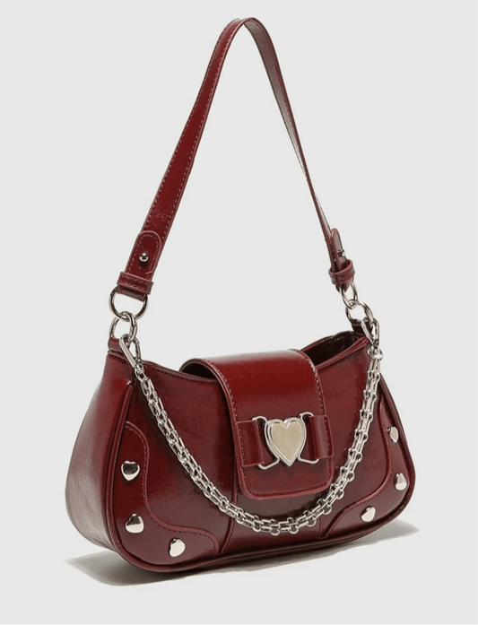 Molly Handbag (Vino) - purse by MunekaWear