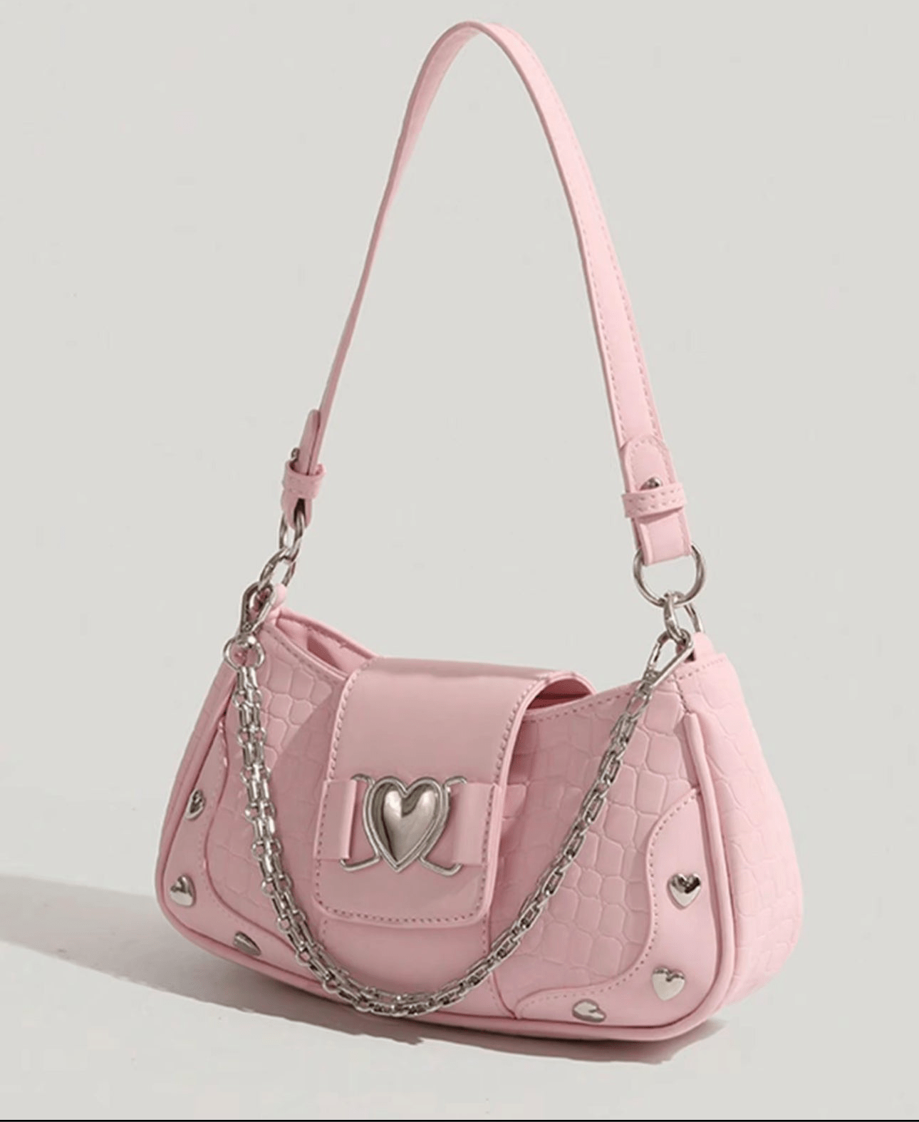 Molly Handbag (Pink) - purse by MunekaWear