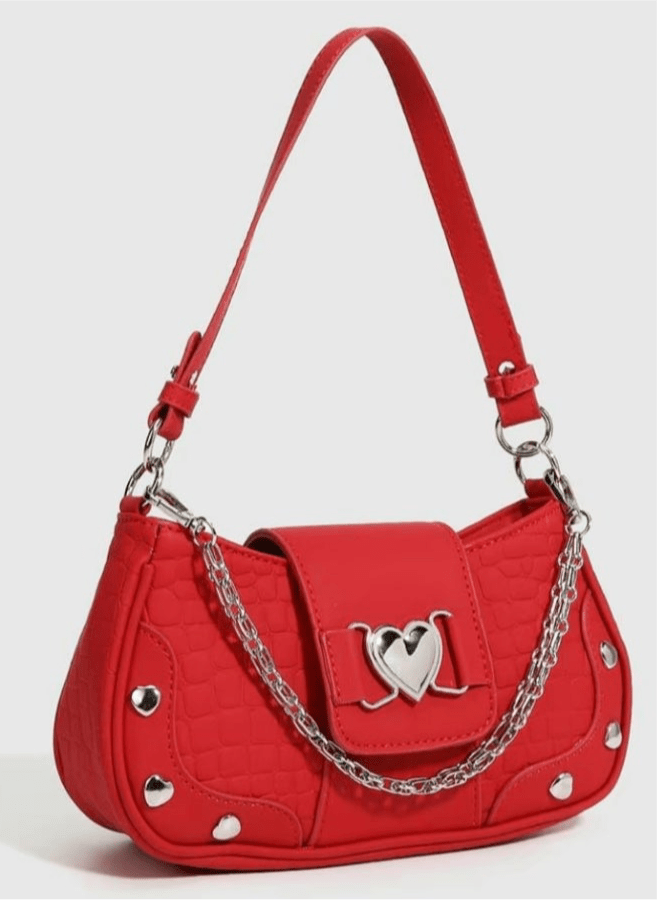 Molly Handbag (Red) - purse by MunekaWear
