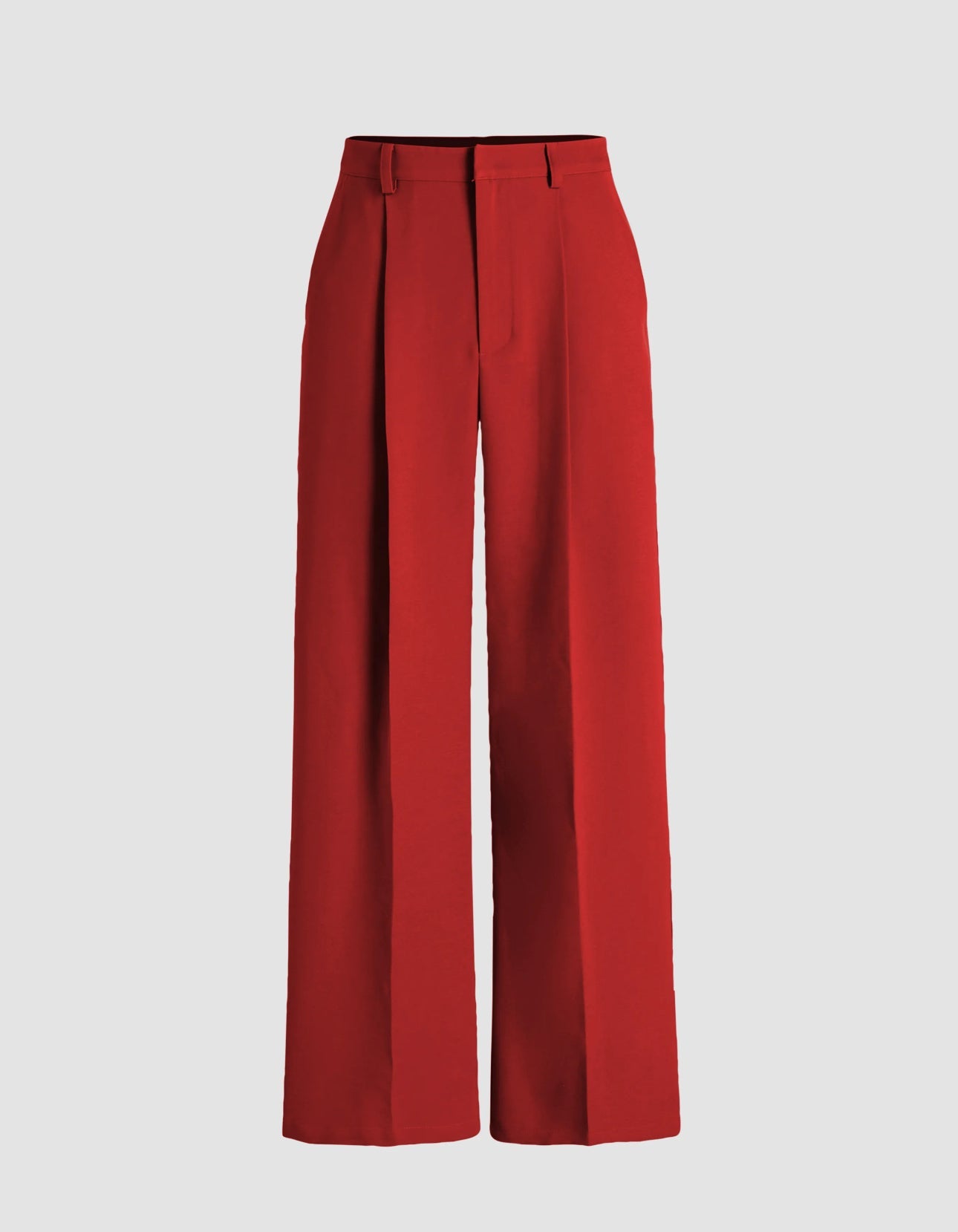 Venezia Pleated Trousers (3 colors) (Red) - by MunekaWear