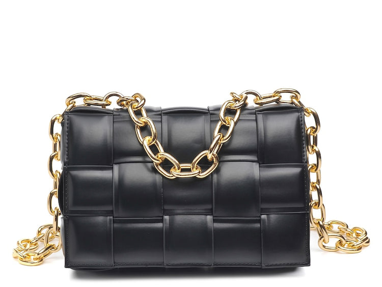Black “Andiga” Luxe Handbag