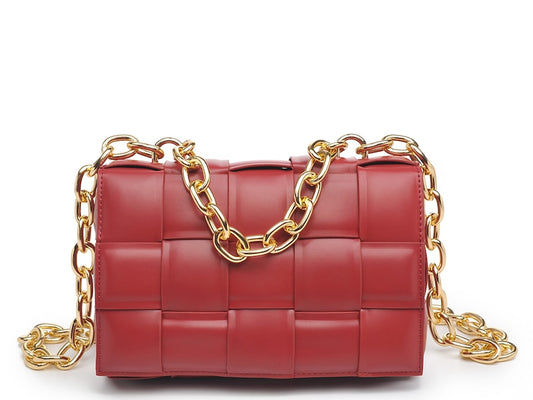 Red "Andiga" Luxe Handbag