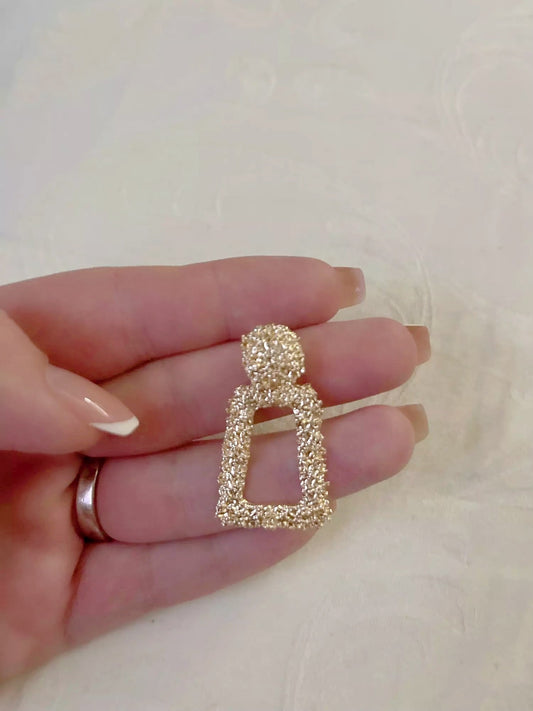 Jayde Mini Earrings (Gold) - Earrings by MunekaWear
