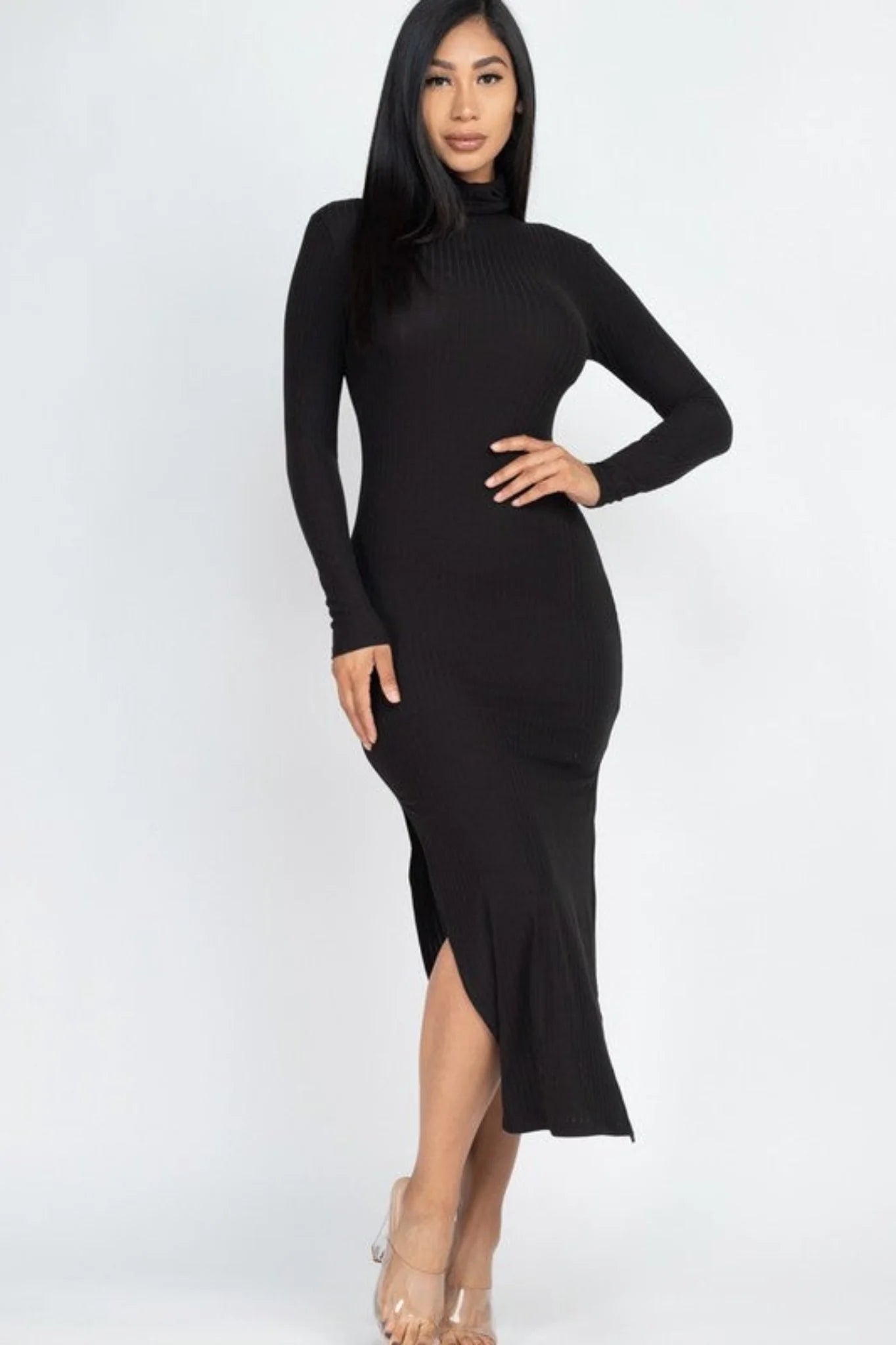 Monaco Turtleneck Dress (Small) - by MunekaWear