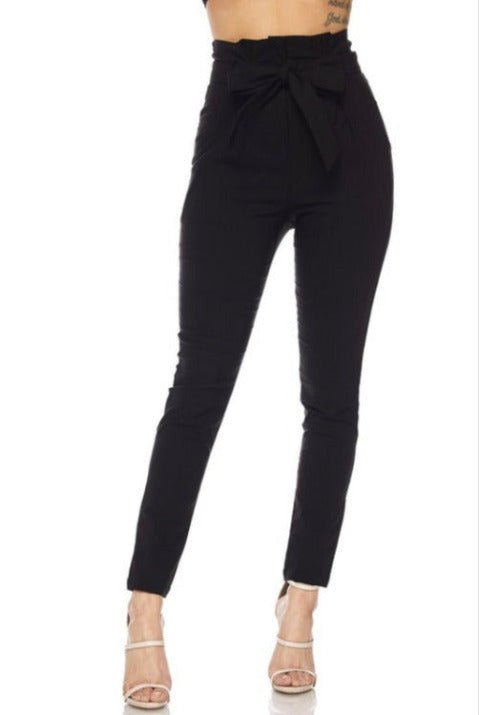 Tatiana High Waist Pants (Small 2/4) - by MunekaWear