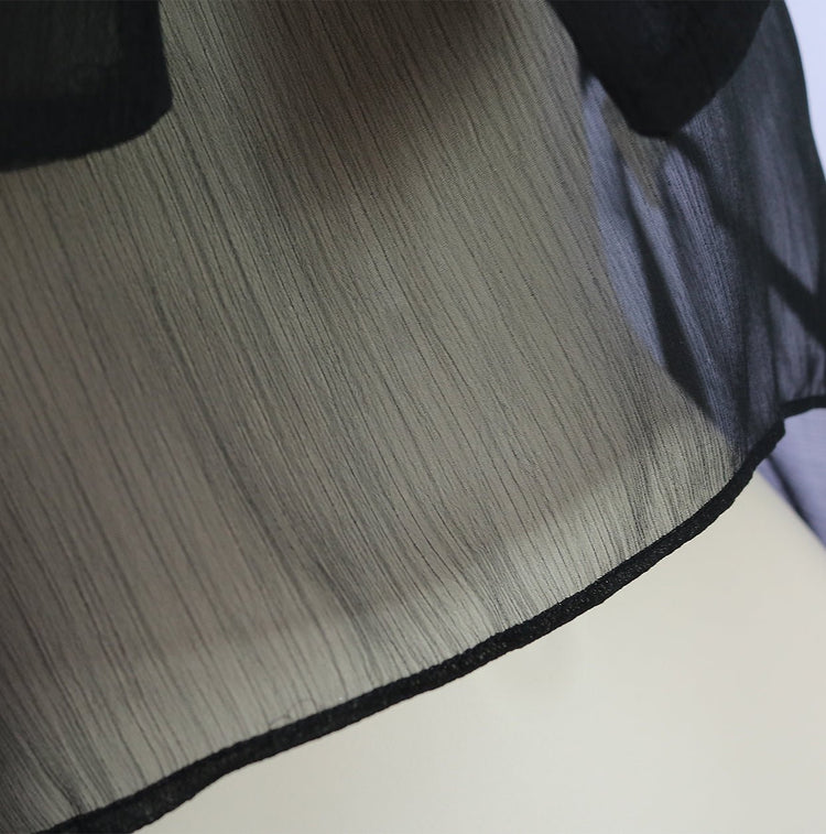 Valentina Sheer Top (Small) - Shirts & Tops by MunekaWear