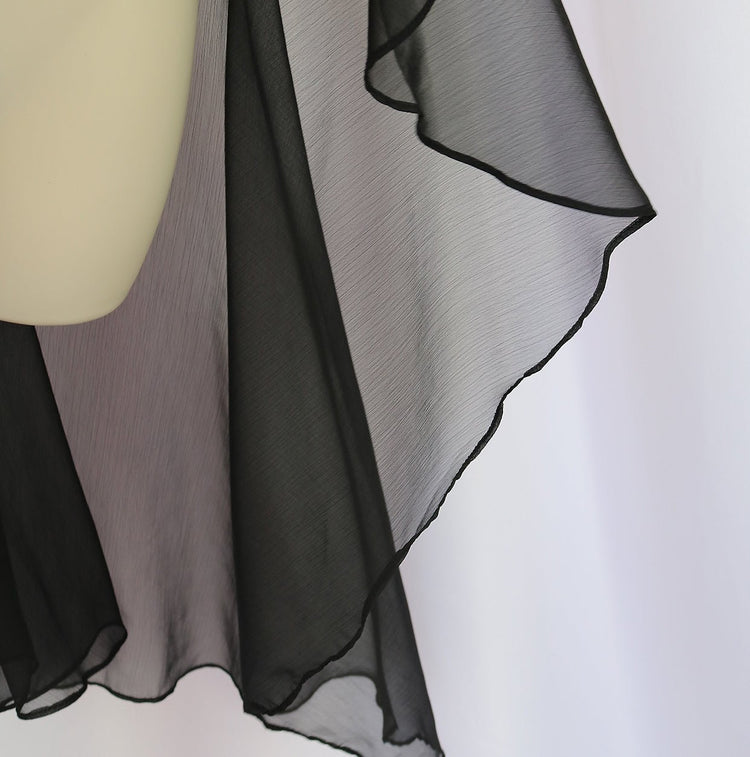 Valentina Sheer Top (Small) - Shirts & Tops by MunekaWear